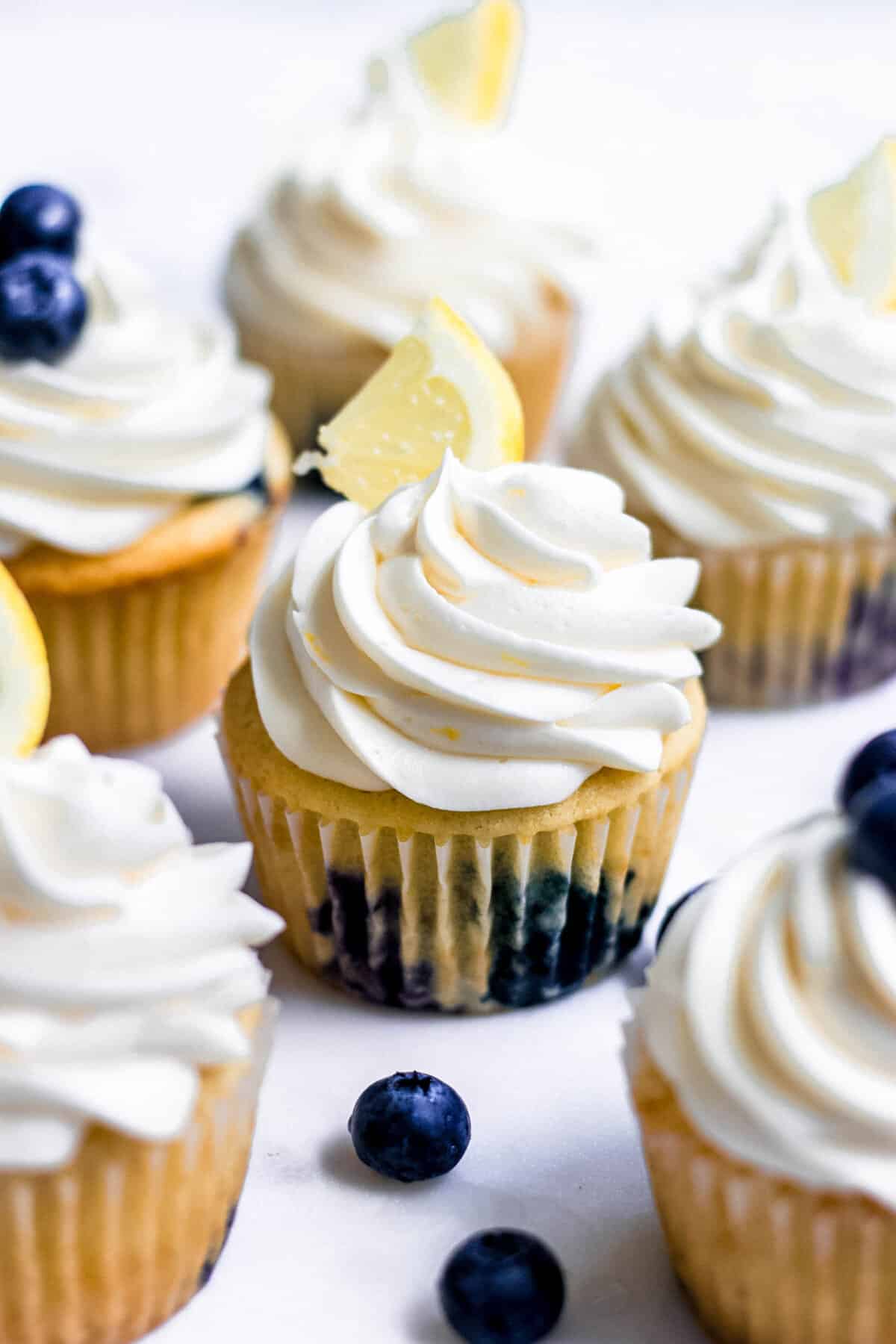 Lemon-Blueberry Cupcakes - Sarah's Day Off