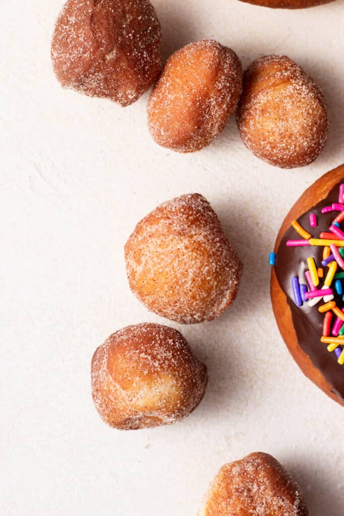 cinnamon-sugar donut holes