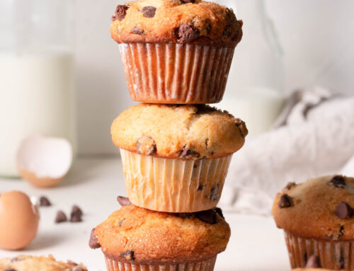 Bakery-Style Chocolate Chip Muffins