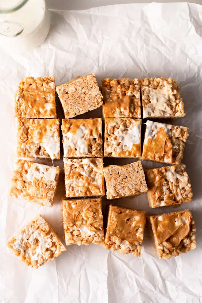 peanut butter rice krispie treats