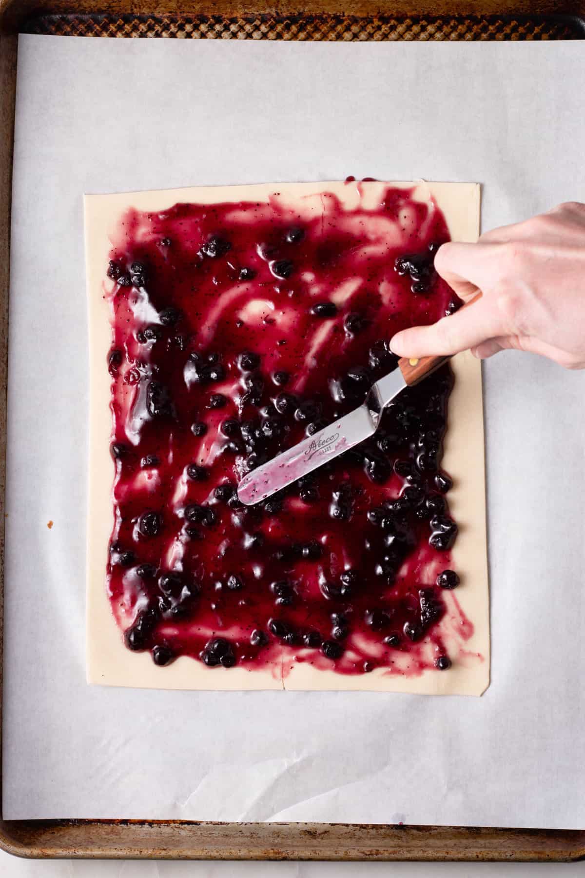 Giant Blueberry Pop Tart - Sarah's Day Off