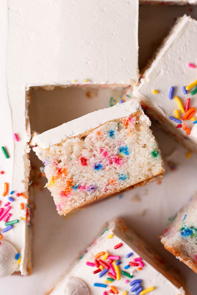 Funfetti Sheet Cake - Handle the Heat