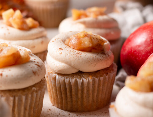 Apple Pie Cupcakes with Cinnamon Buttercream