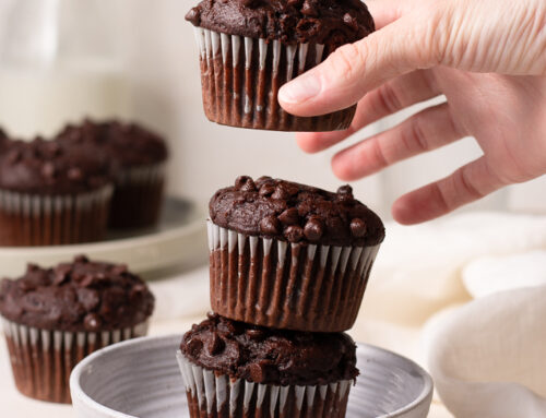 Secret Ingredient Triple Chocolate Muffins