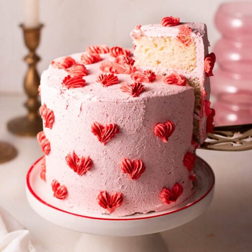 Moist Strawberry Vanilla Layer Cake - Sarah's Day Off