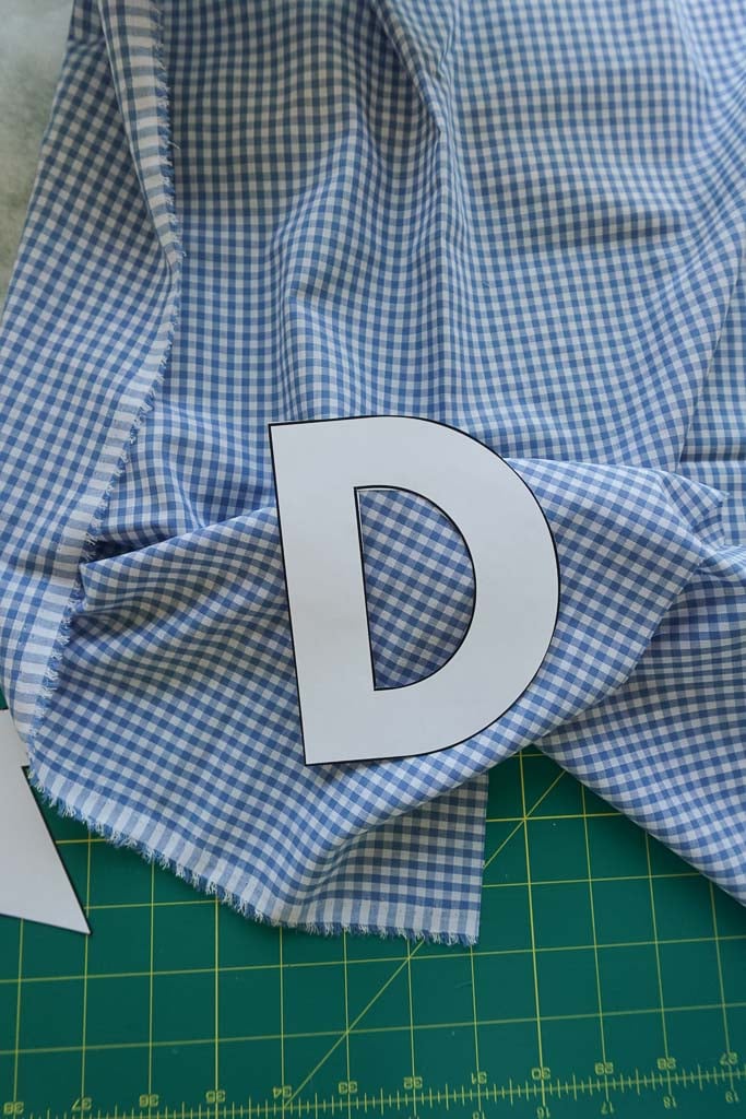 printed letter template.