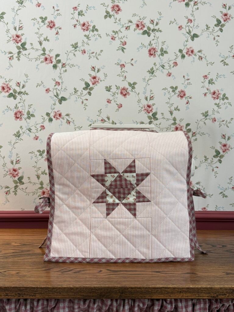 diy sewing machine cover.